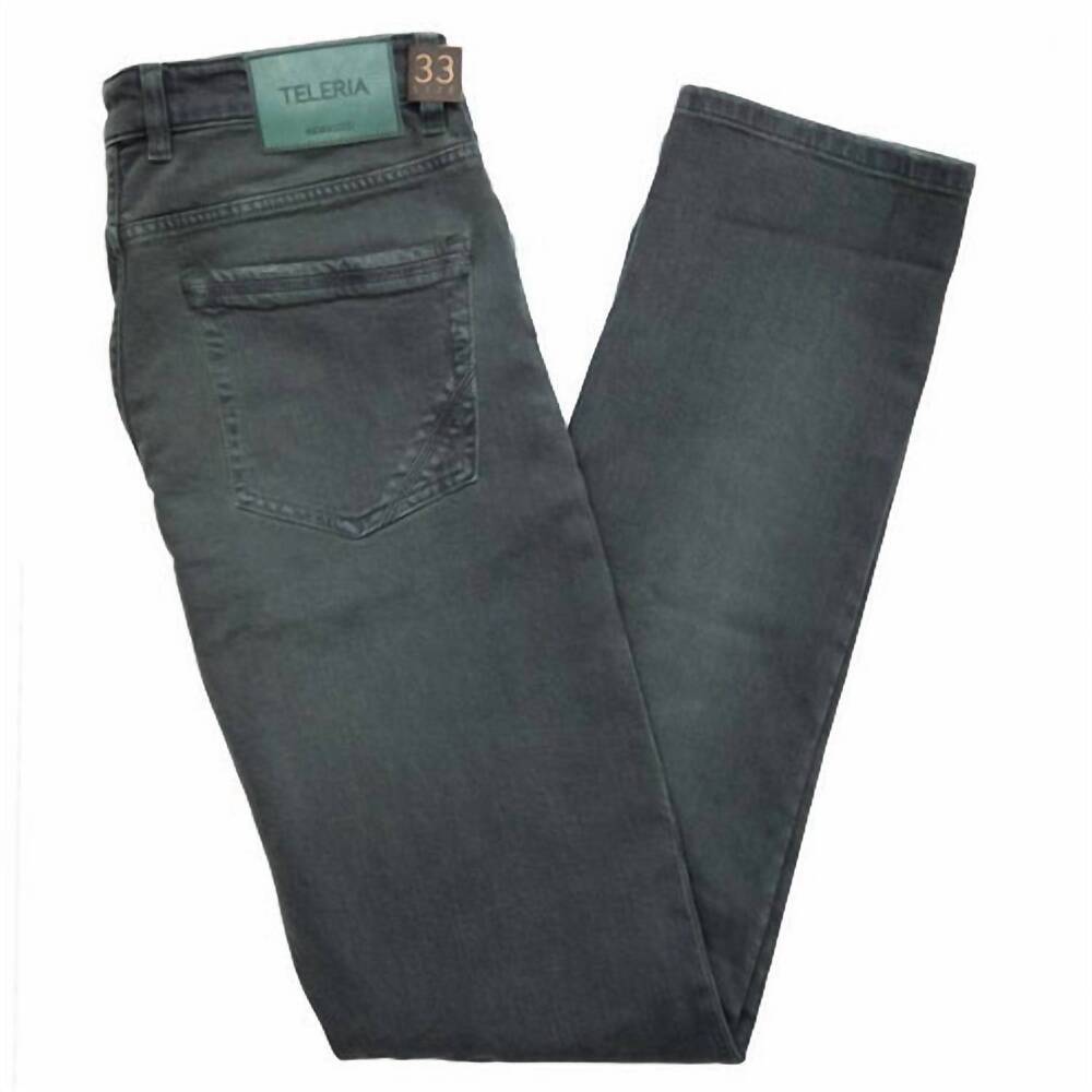 NEW TELERIA ZED men's cobra indigozed jean in green